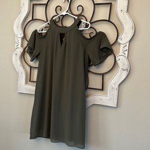 Beautiful cold shoulder dress